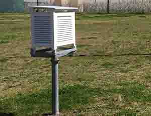 The weather station at Applethorpe