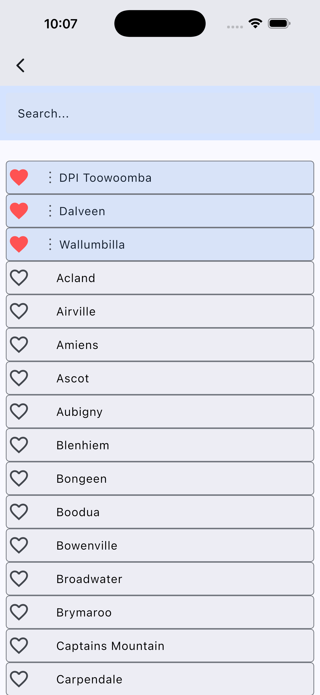 Favourites